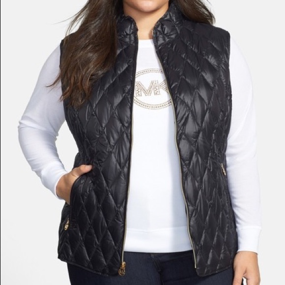 MICHAEL Michael Kors Jackets & Blazers - NWT PLUS SIZE Michael Kors Black Vest